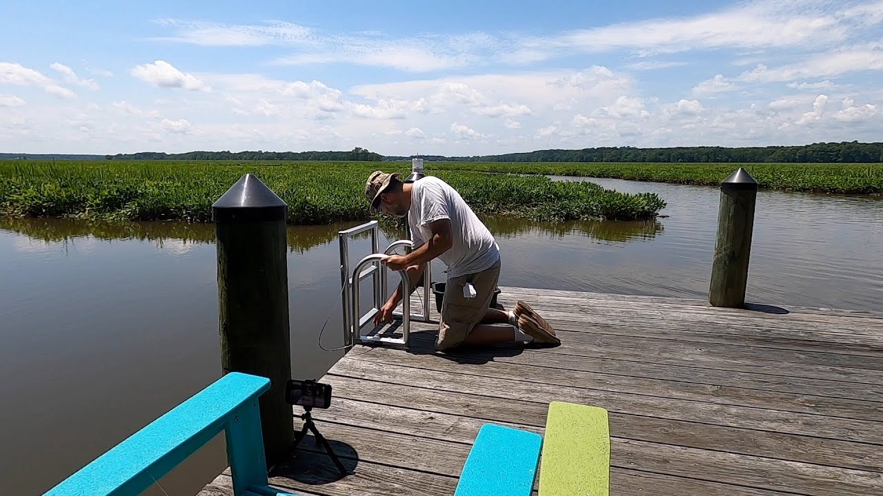 Installing an Extreme Max Sliding Dock Ladder