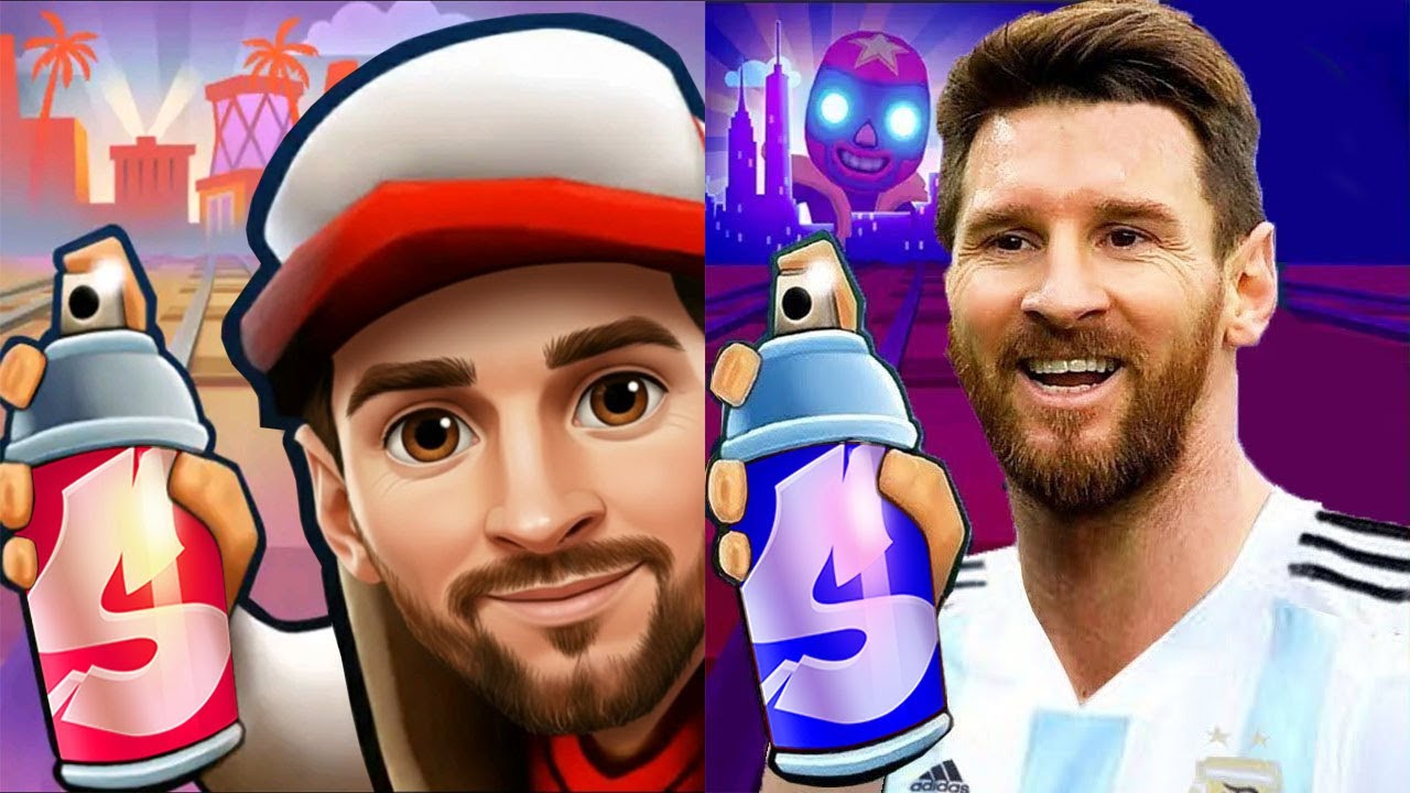 Subway Surfers Hollywood 2026 против Лионеля Месси. Игровой процесс Subway Run HD.