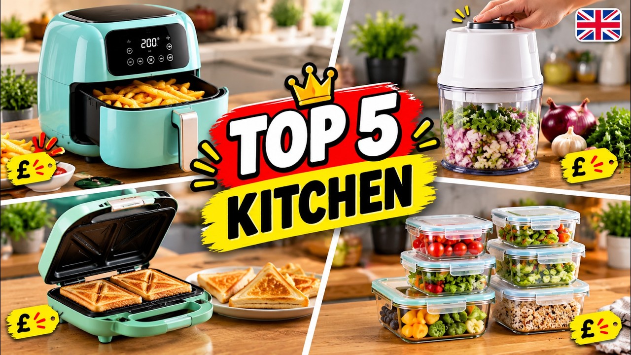 5 Amazing Kitchen Gadgets on Amazon UK 🇬🇧 | Top Rated & Budget-Friendly Finds!