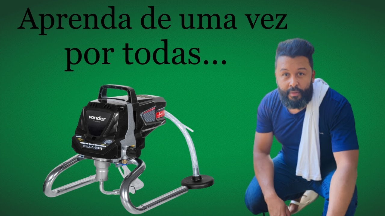 VONDER - Máquina de pintura airless 1,2 hp MPA 1010 NAO PUXA TINTA E NAO DESLIGA RESOLVIDO