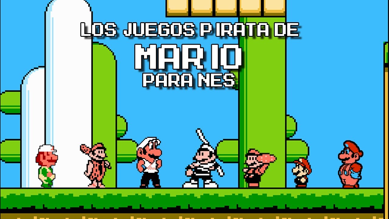 Los juegos pirata de Mario Bros para NES