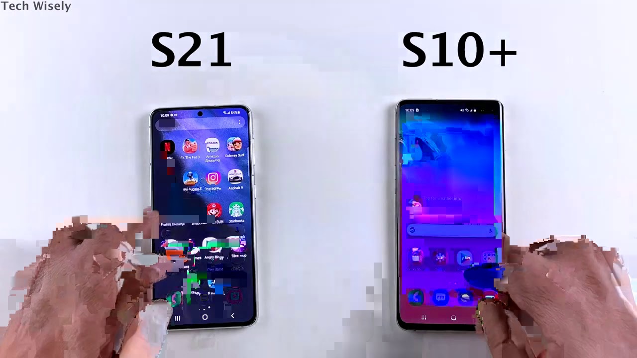 SAMSUNG S21 vs S10 Plus - SPEED TEST