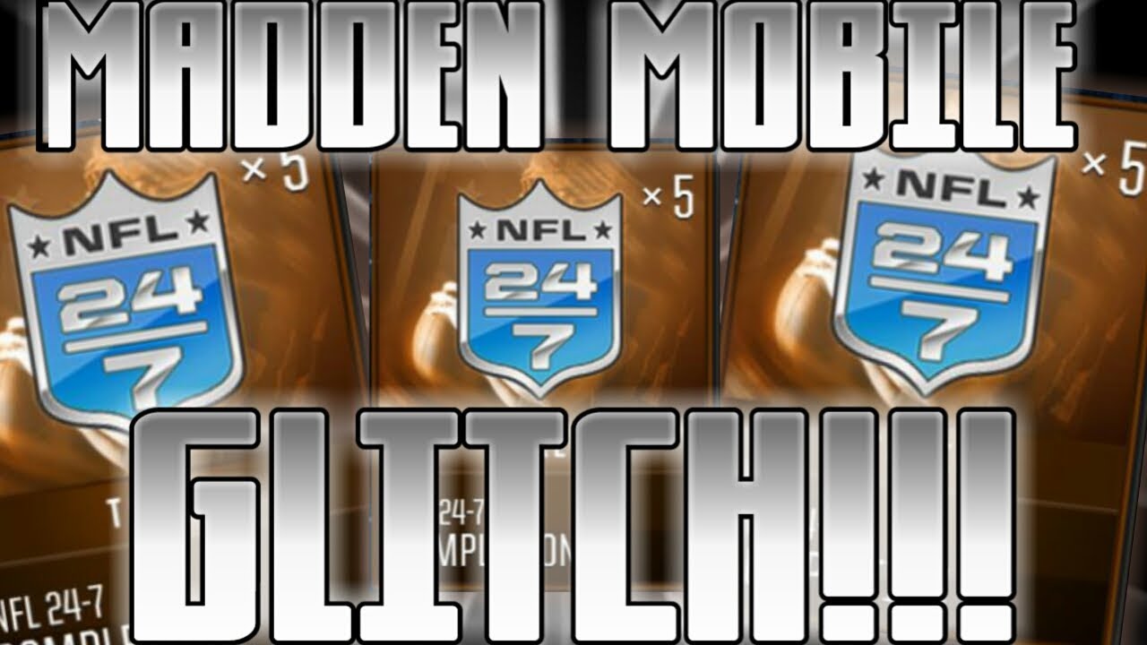 24/7 GLITCH!! MADDEN MOBILE 18 GLITCH FOR 24/7! 100% LEGIT HURRY!