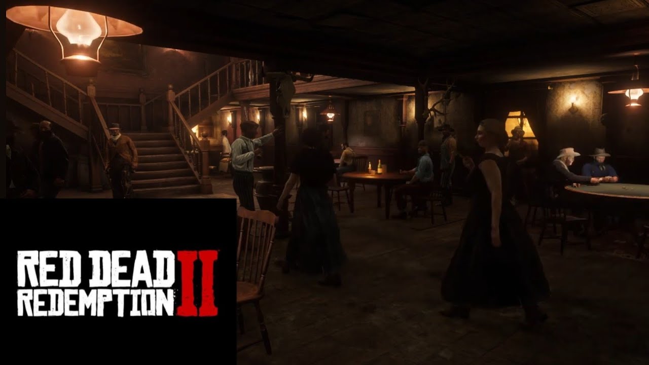 RDR2 VALENTINE SALOON LATE NIGHT CHILL AMBIENT #asmr  #reddeadredemption2 #rdr2 #valentine #rdr