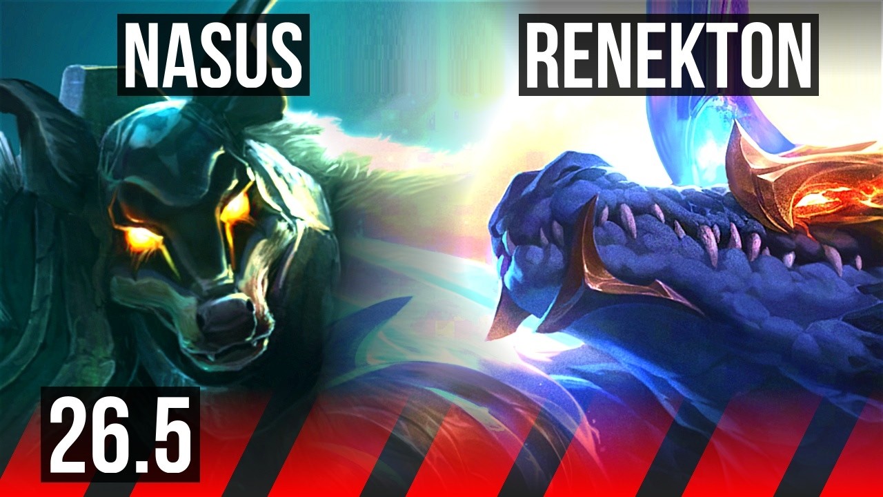 NASUS vs RENEKTON (TOP) | Conqueror | KR Diamond | 26.5