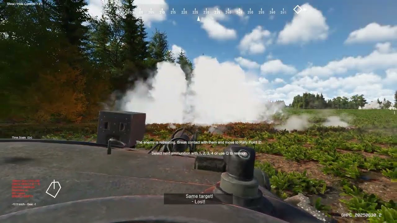 Real Tank Commander Plays GHPC Table Salt 1/2 with the Leopard A1A2