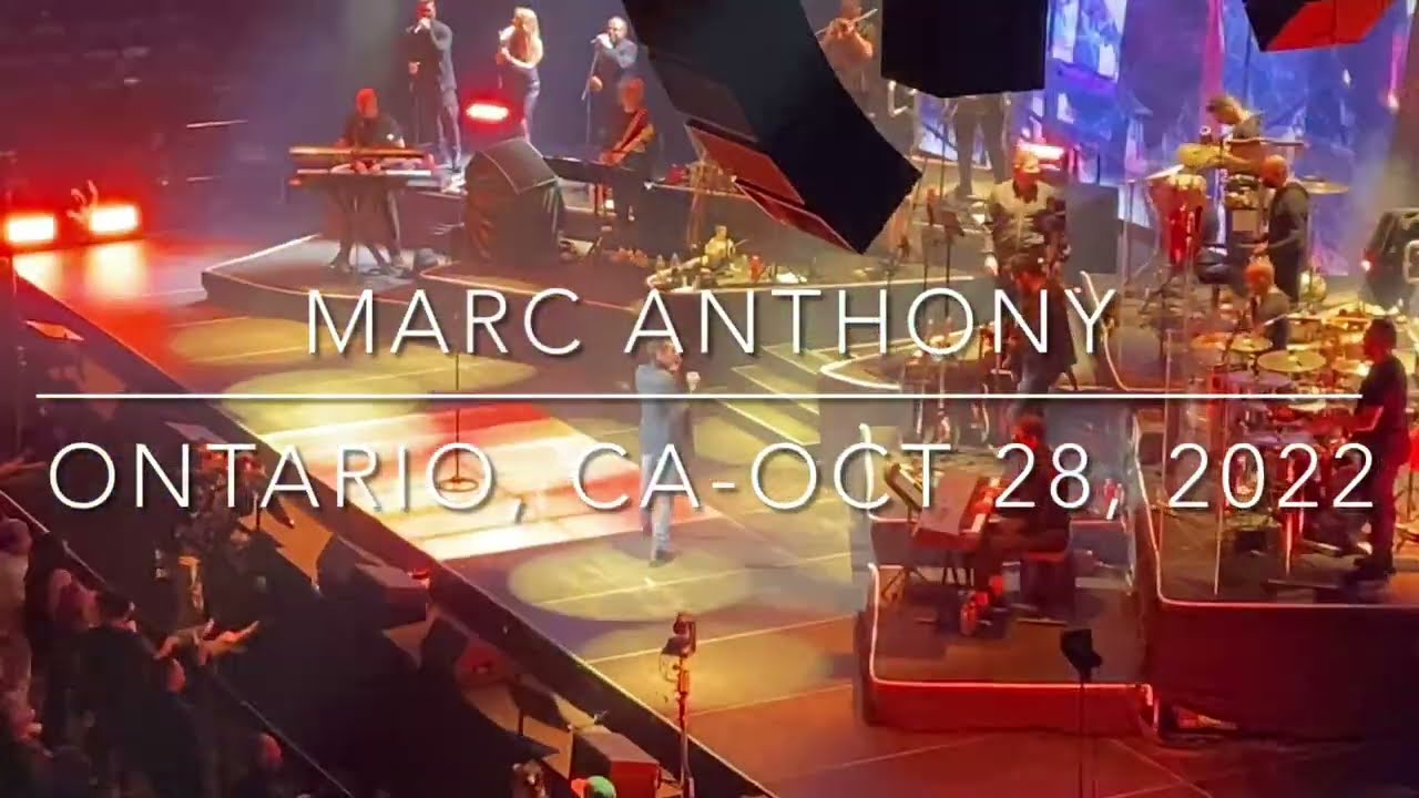 Marc Anthony - Toyota Center, Ontario, CA - Oct 28, 2022