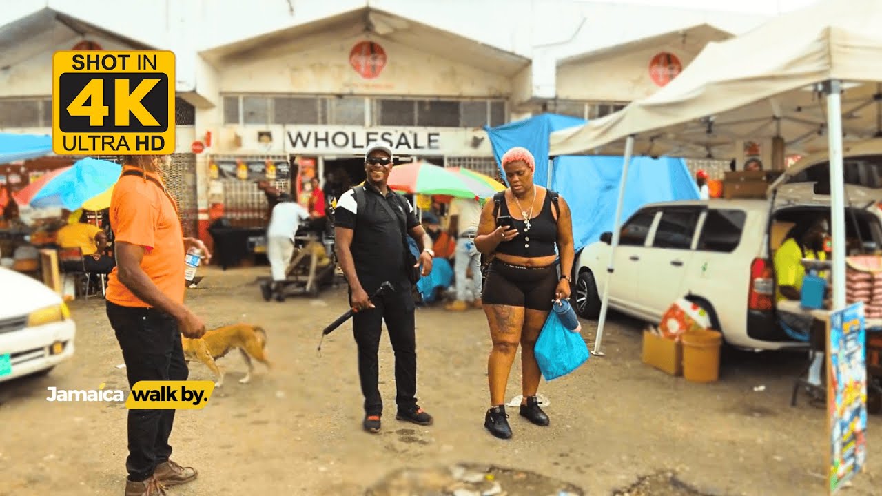 ✓Walking Tour In BOG WALK The Town That Powered Kingston Jamaica | 2025 4K