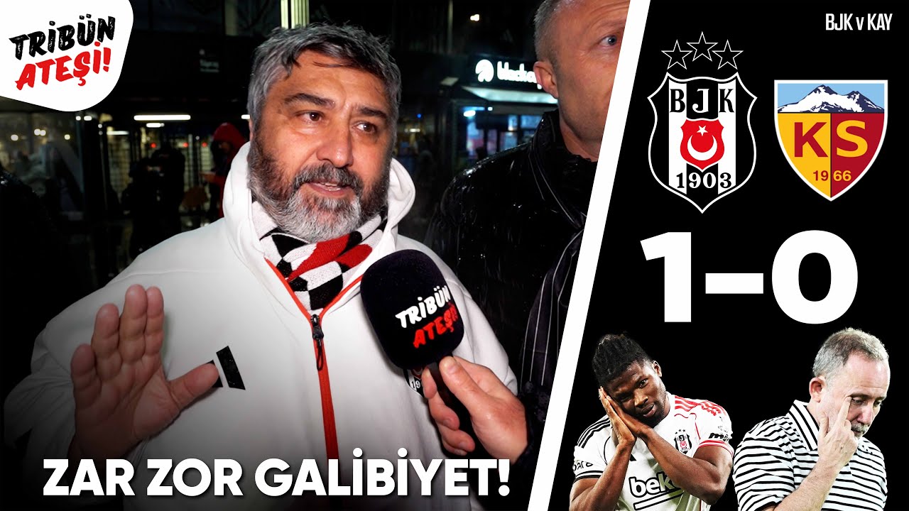 ZAR ZOR GALİBİYET! | Beşiktaş 1-0 Kayserispor Spor|Maç Sonu Taraftar Röportajları!#beşiktaş #futbol