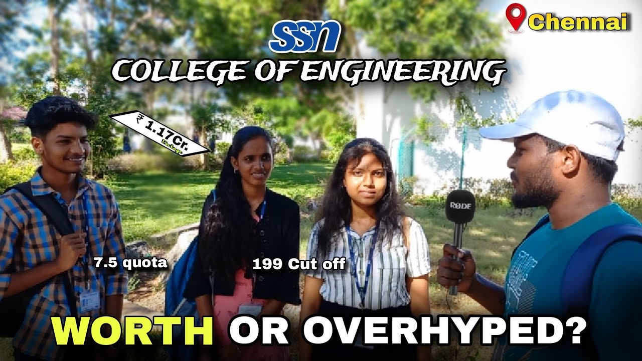 I Visited the TN's Top Private Engineering College | SSN College of Engineering Chennai review