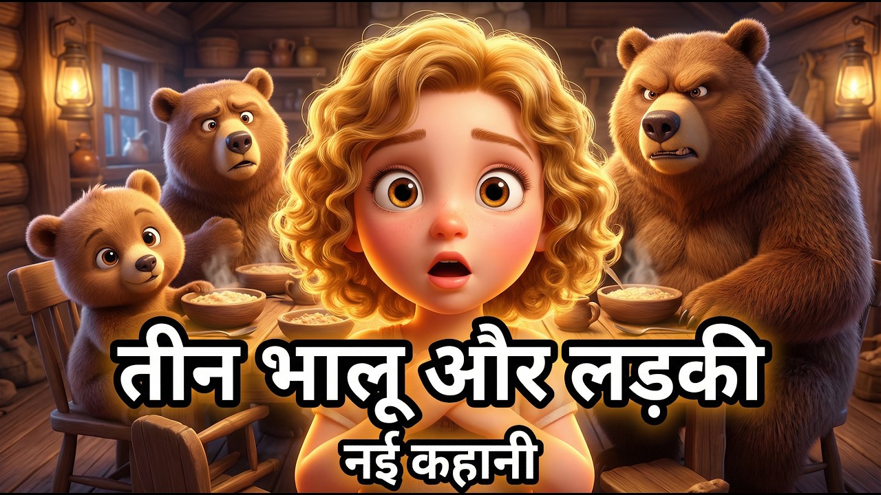 Goldilocks and three Bears | Tales in Hindi | बच्चों की नयी हिंदी कहानियाँ