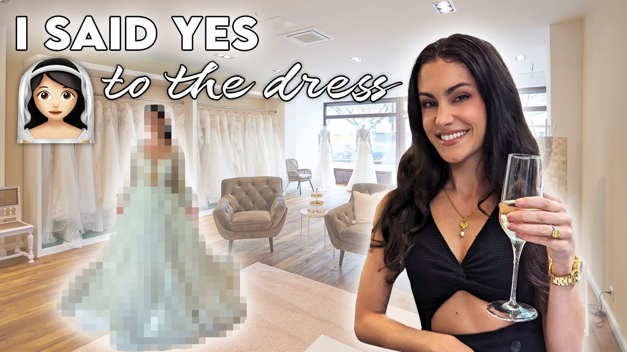 I found my DREAM DRESS In Cologne, Germany (wedding vlog ep .2) | Alya Amsden
