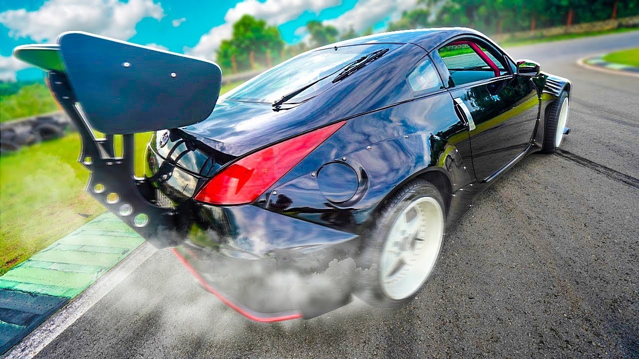 PRIMEIRO DRIFT COM 350z NOVO !! * deu ruim de maaaais 🥺😢*