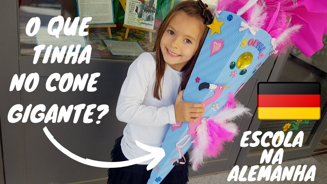 ABRINDO O CONE DO PRIMEIRO DIA DE AULA | ROSA FILIPOVIC
