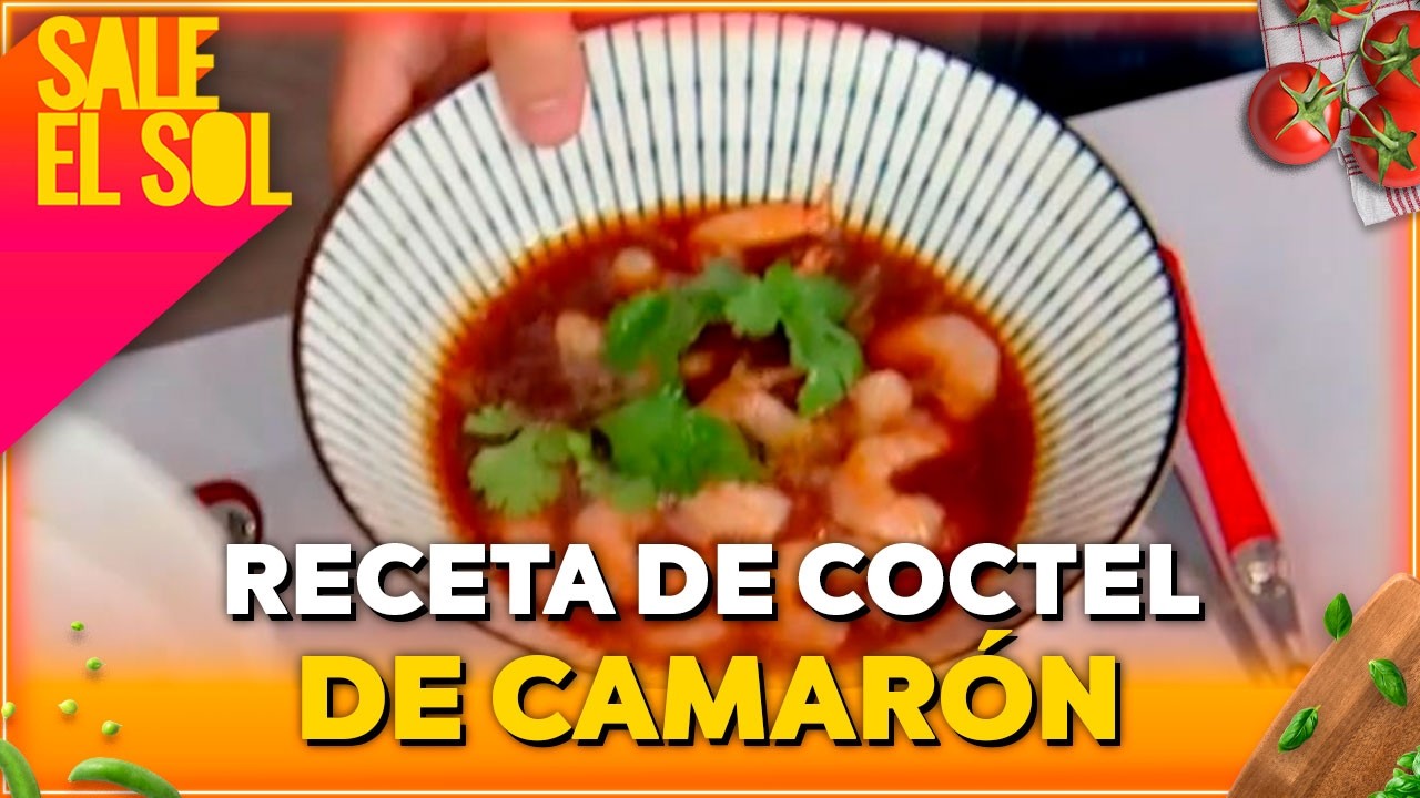 Receta de coctel de camarón con la chef Gisela Ortiz ¡Chuponcito y Lisset la sorprendieron!