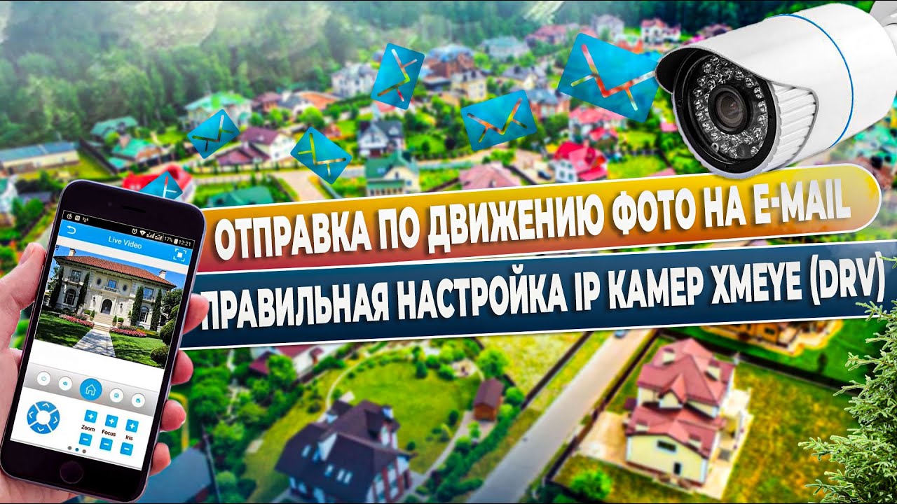 Настройка xmeye китайской камеры запись по движению с отправкой на e mail