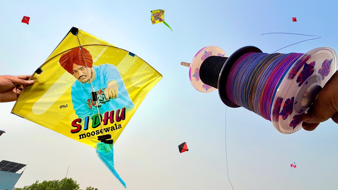 Sidhu Moose Wala Kite Fighting | Kite Flying | Kite Cutting | Kite