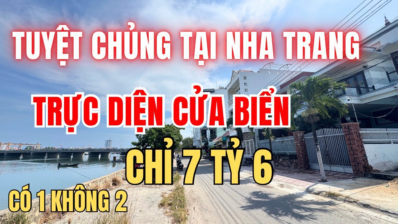 Tuyệt chủng không còn tại Nha Trang, mặt tiền rộng trực diện cửa Biển giá rẻ quá !