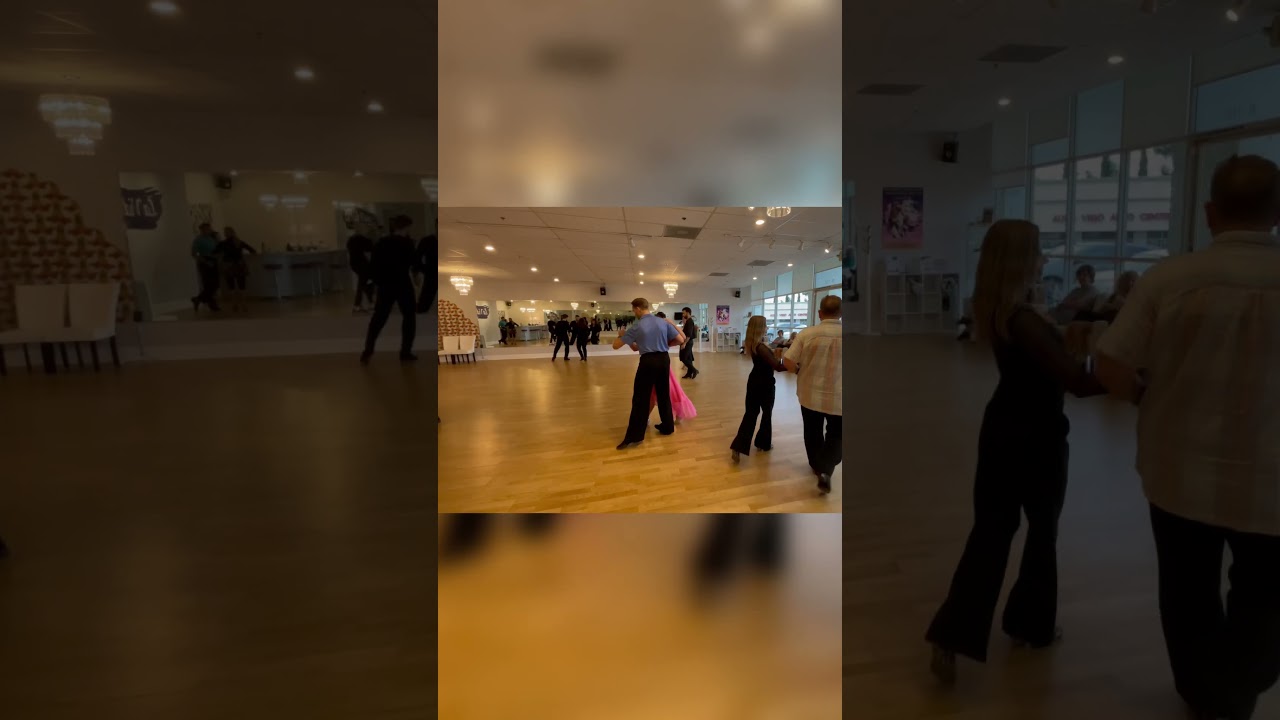Argentine Tango in the middle of busy studio. #dance #usa #latindance #bachata #ballroom #tango