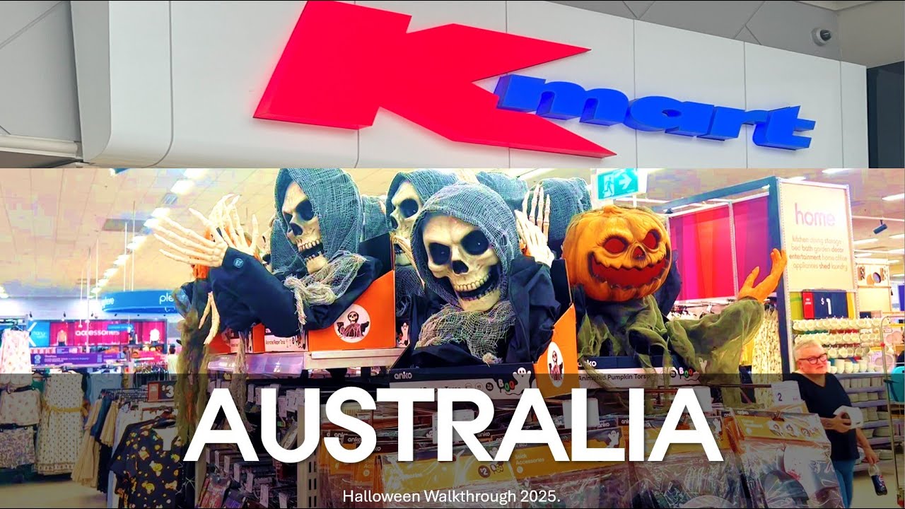 Halloween Kmart Australia Walkthrough 2025 [4K].
