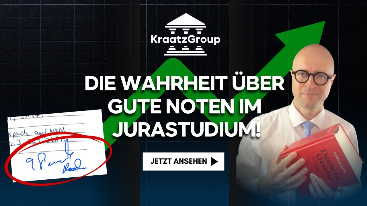 Die Wahrheit &uuml;ber gute Noten im Jurastudium