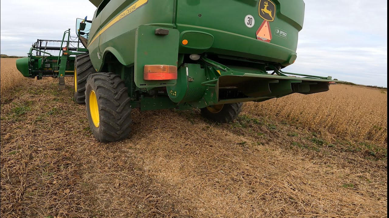 Azi recoltăm soia + JohnDeere S760i