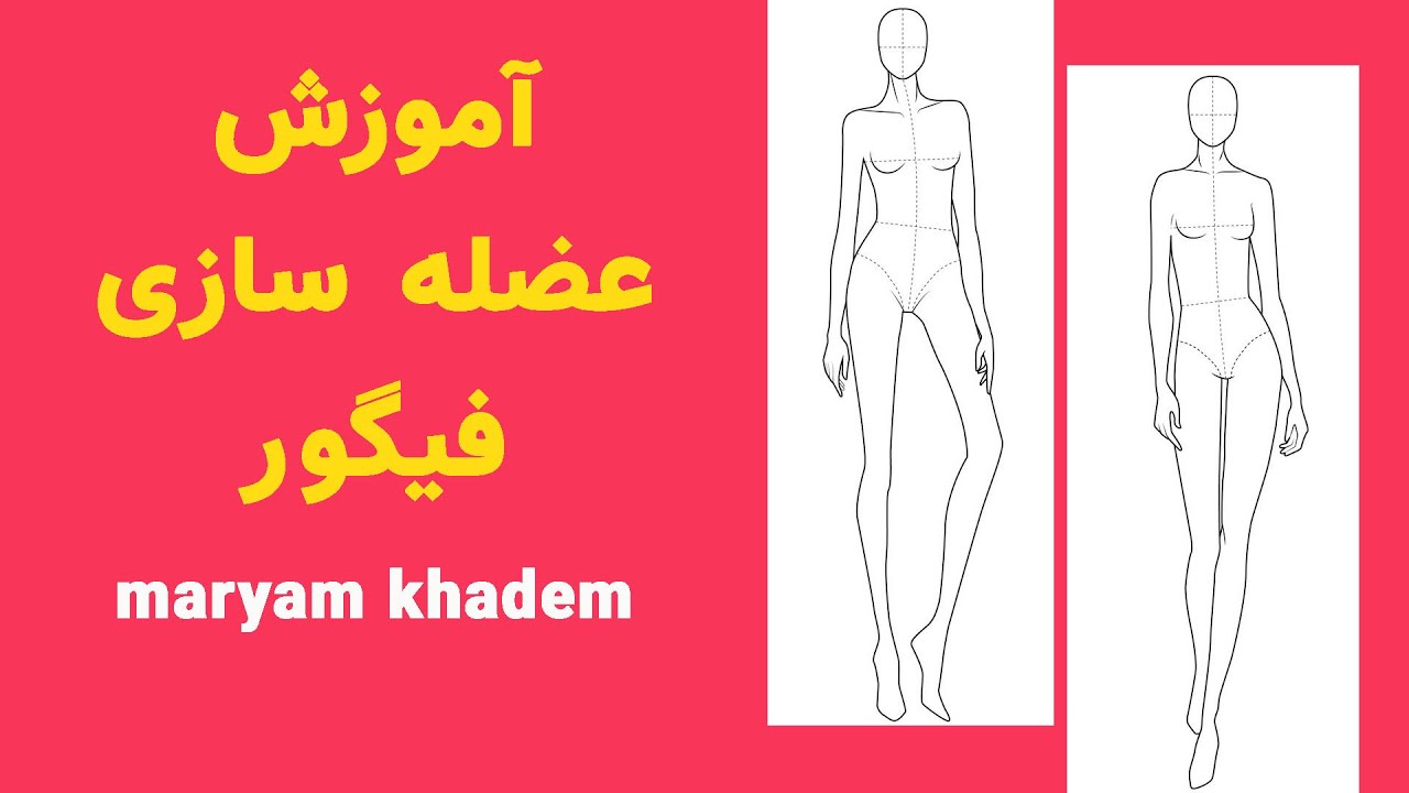 طراحی فیگور: آموزش عضله سازی فیگور خطی