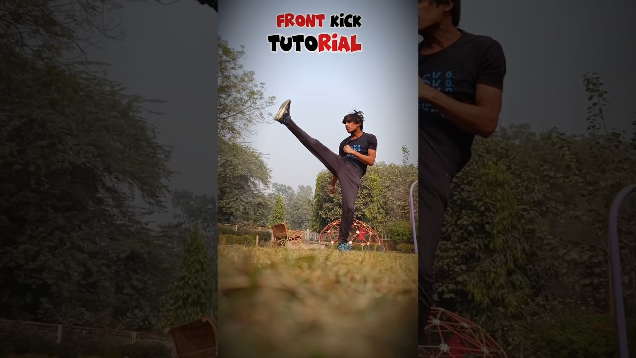 Front Kick 🦵 #tutorial✅ #mma☠️ #taekwondo #training #karate #martialarts #motivation #speed #shorts