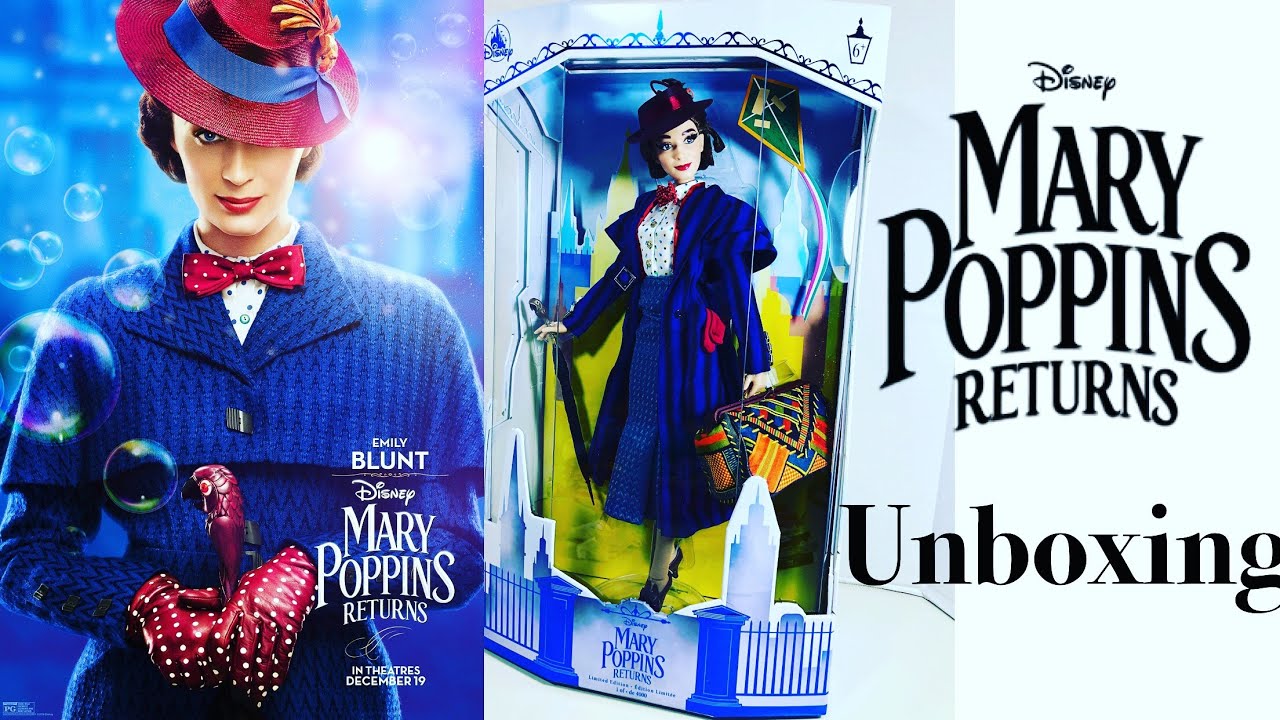 Disney Limited Edition Mary Poppins Doll Unboxing & Review