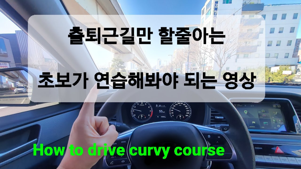 [초보운전기초] 장애물 사이로 S자 커브 뿌시기 How to drive curvy course/Learning to drive/ Learn driving basics