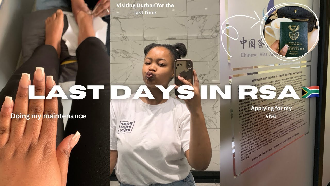 VISUAL DIARIES : Last days in South Africa, Visa, Beach , Maintenance 