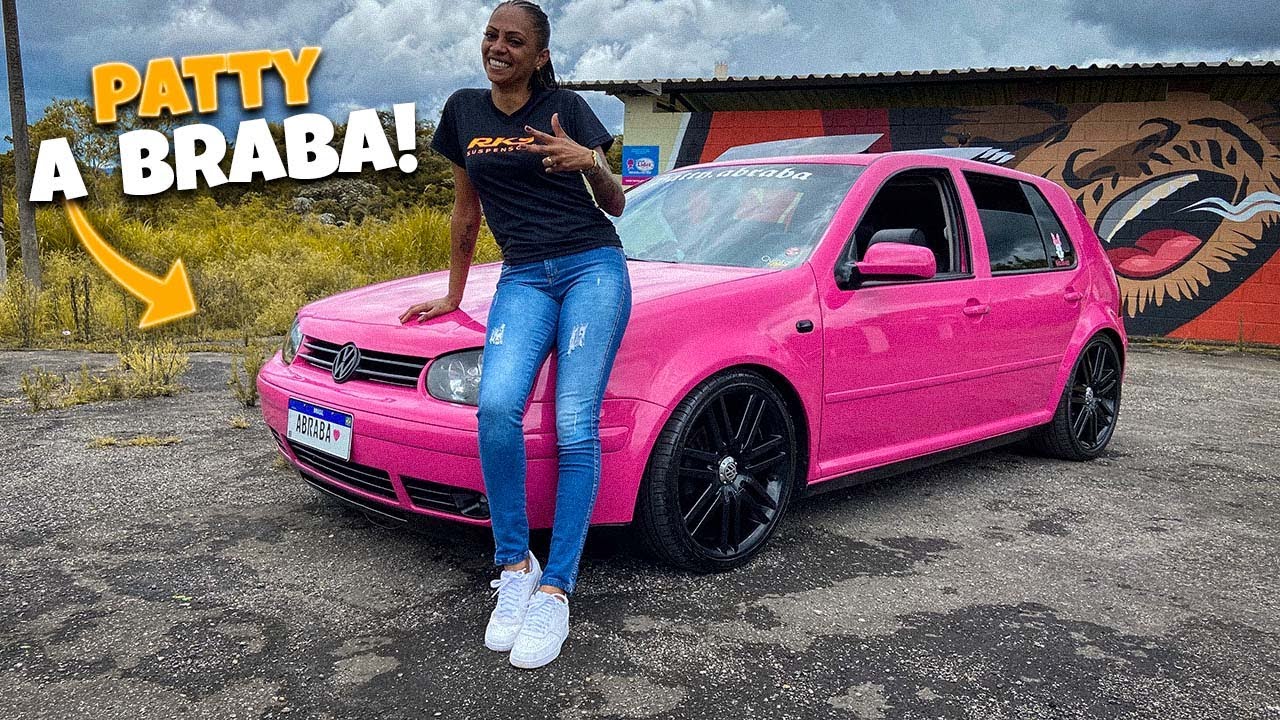 ELA TRAVO O BGT COM SEU GOLF VIROU REFERÊNCIA NO MUNDO DOS BAIXOS CONFIRA