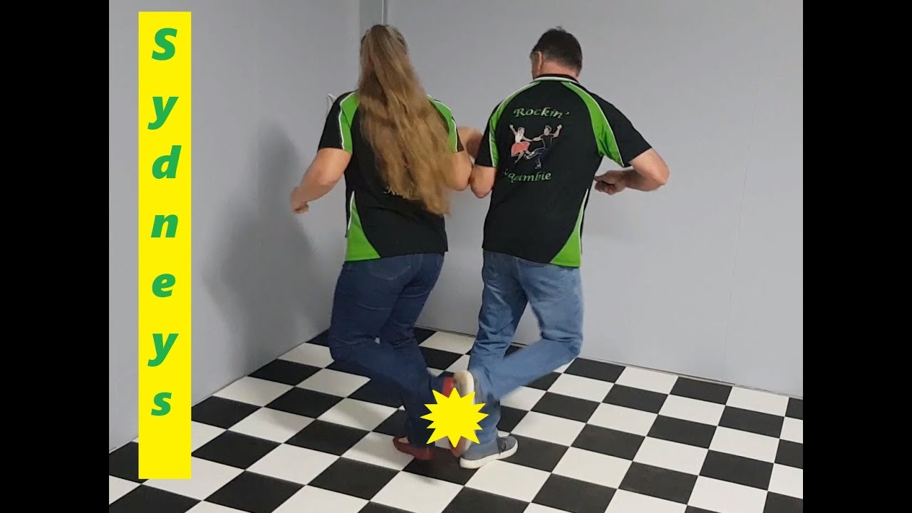 'Sydneys' Rock & Roll dancing lesson - Basic move. Another Rockin Nagambie dance class..