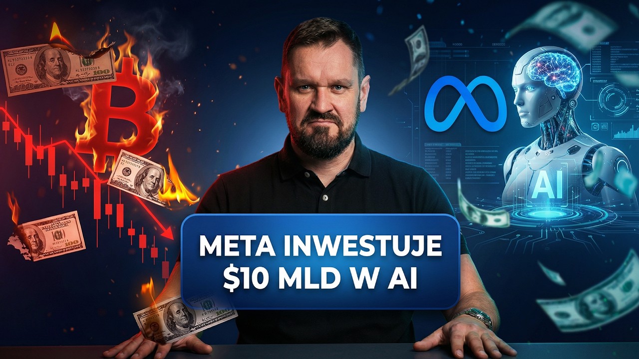 Meta inwestuje $10 mld w AI & EXTREME FEAR na krypto! #trading #crypto #news