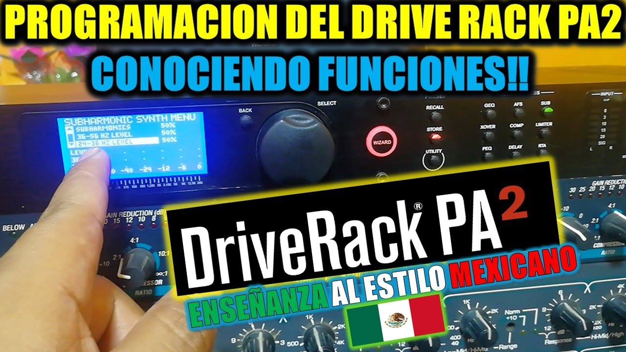 ✅PROGRAMACIÓN DEL DRIVE RACK PA2 VENTAJAS😀 Y DESVENTAJAS☹️P3