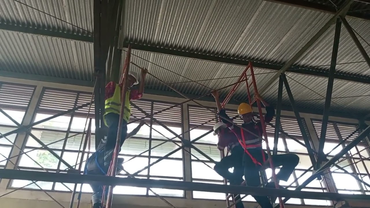 praktek scabolding 3 lantai 