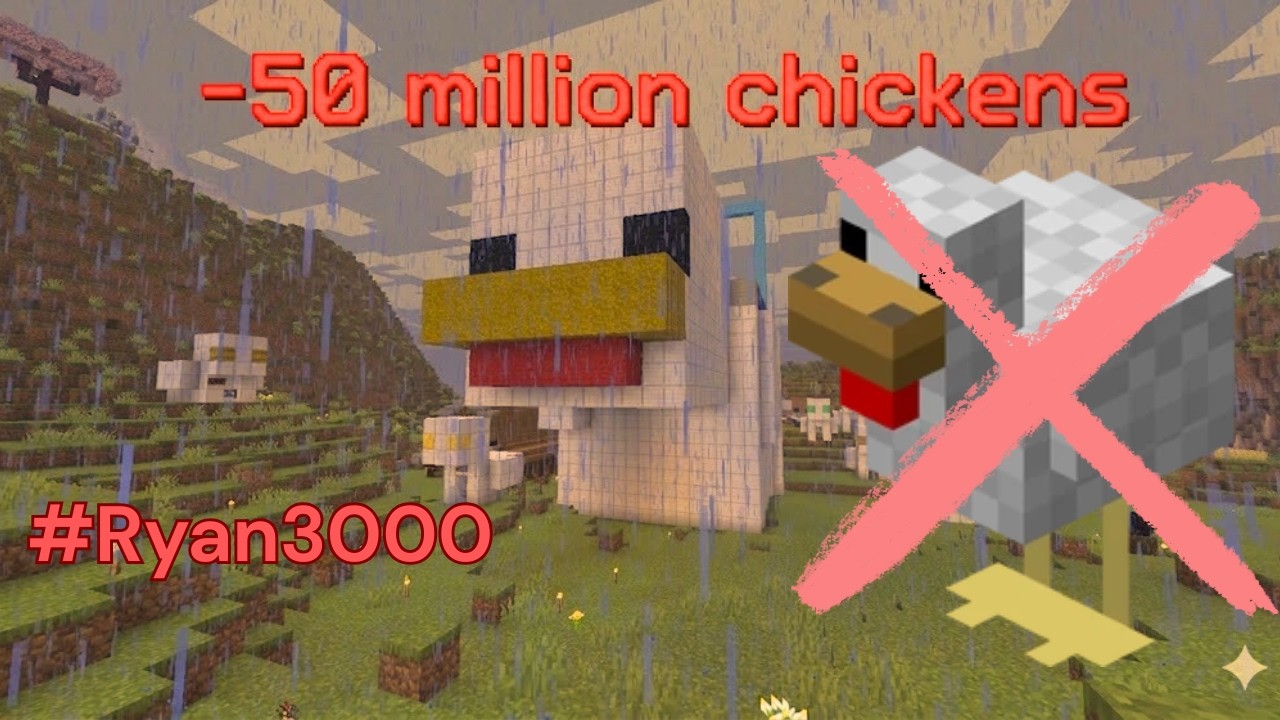 I lost 50,000,000 chickens. @ryanthreethousand 