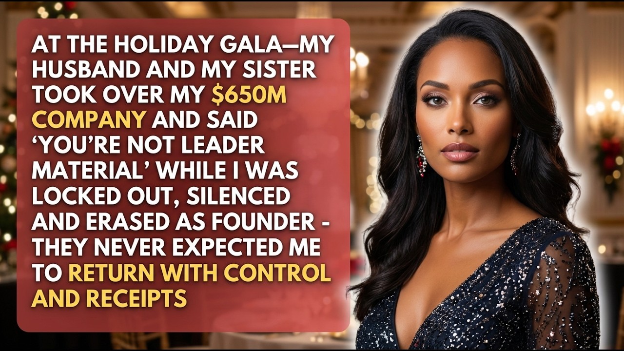 At The Board Gala My Husband Betrayed Me, 'Youre Replaceable' As I Lost My Company — I Took It Back