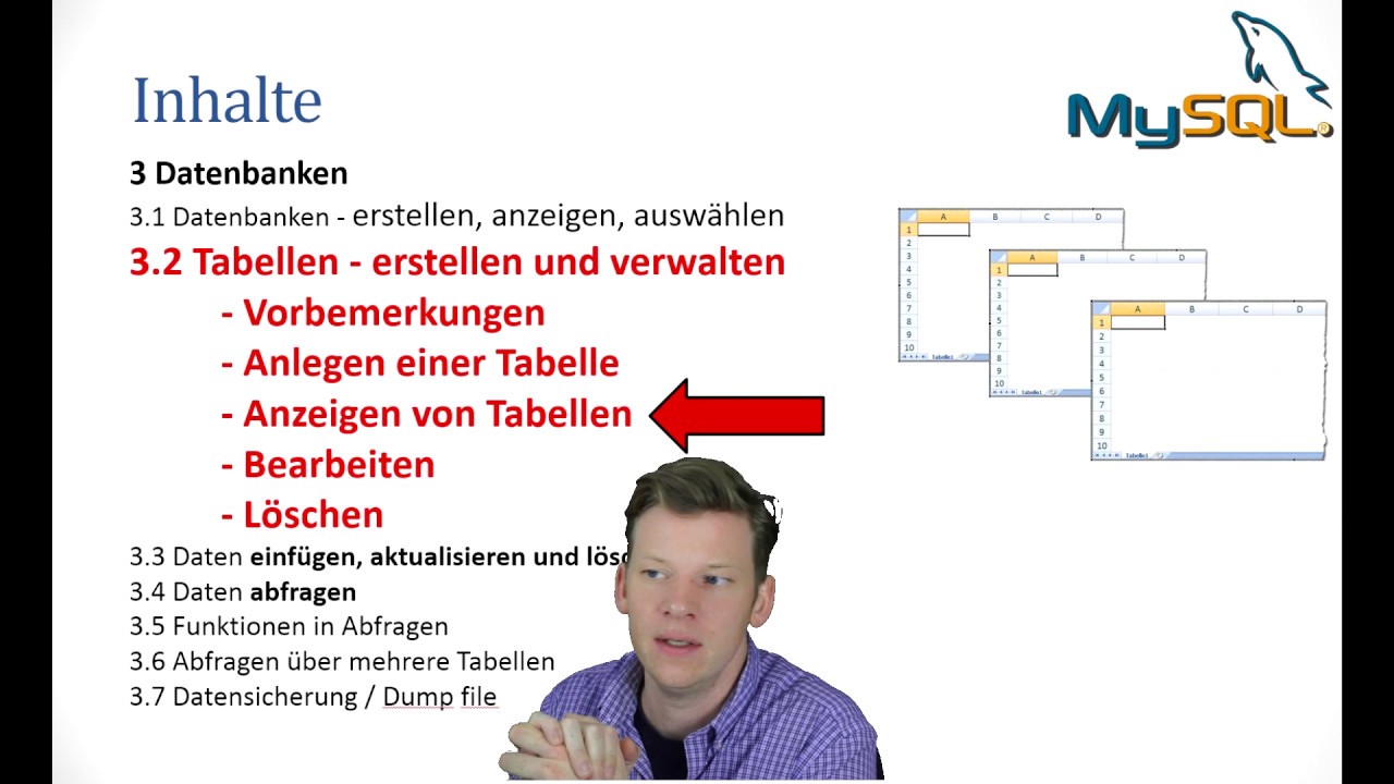 3.2 SQL Tabellen anzeigen (Teil 2)
