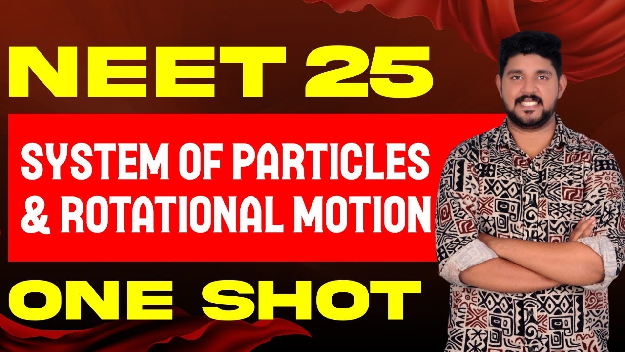 NEET 2025 Physics | Chapter 6 | System of Particles and Rotational Motion Part 1 | Eduport NEET