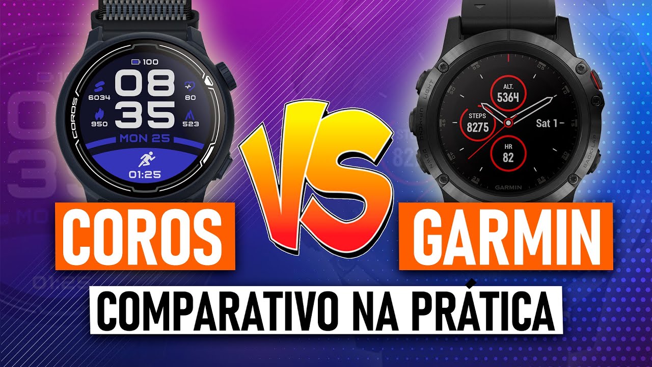 Coros x Garmin  - Comparativo na Prática
