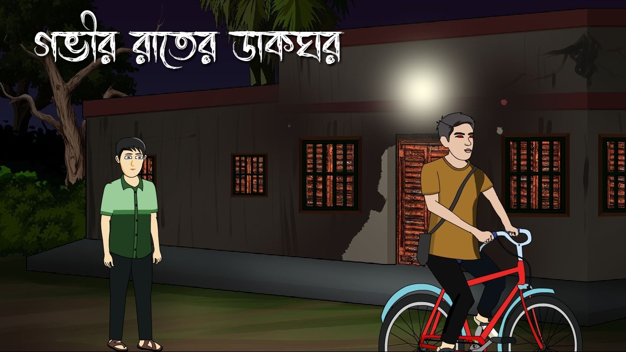 Gobhir Rater Dakghor - Bhuter Cartoon | Bengali horror Video | Bhuter Golpo