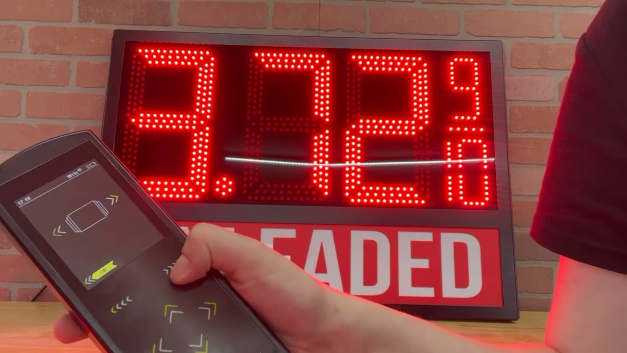 How to Change the Price on Your LED Gas Price Sign - Step-by-Step Guide