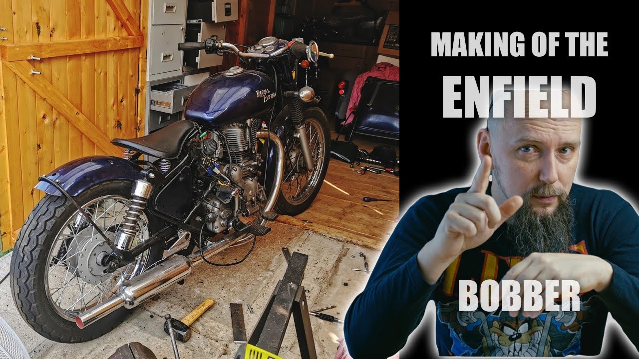 Work progress on my custom Royal Enfield Bullet Electra X bobber