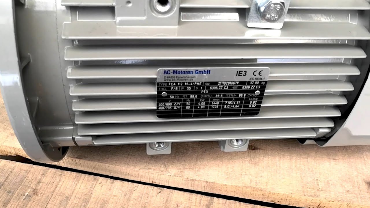 Электродвигатель AC-Motoren FCA 112M-4/PHE Артикул: IE3AC11M4003-P-V131966