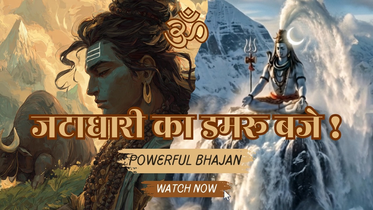 🔱🪘Jatadhari ka Damru Baaje l जटाधारी का डमरू बाजे l ॐ  🔔The Glory of Shiva🔱 l OM 🕉️ [Official Video]