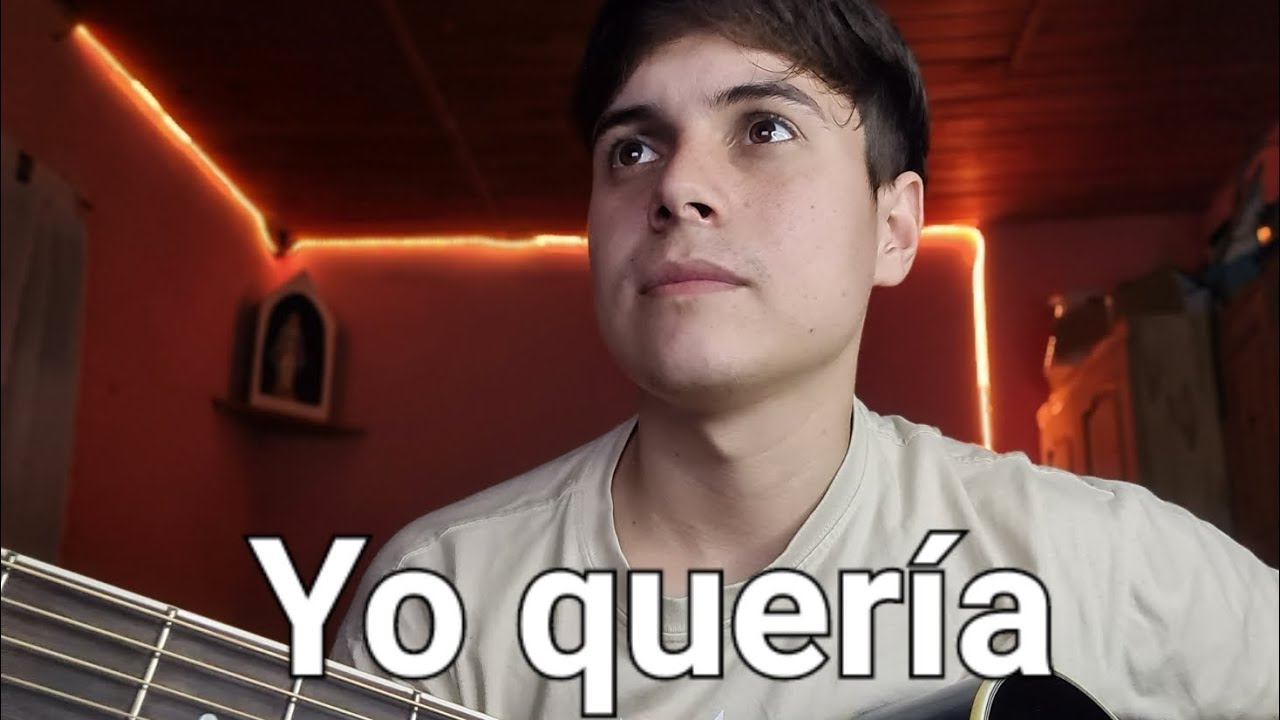Yo quería - Cristian Castro ( version acustica )