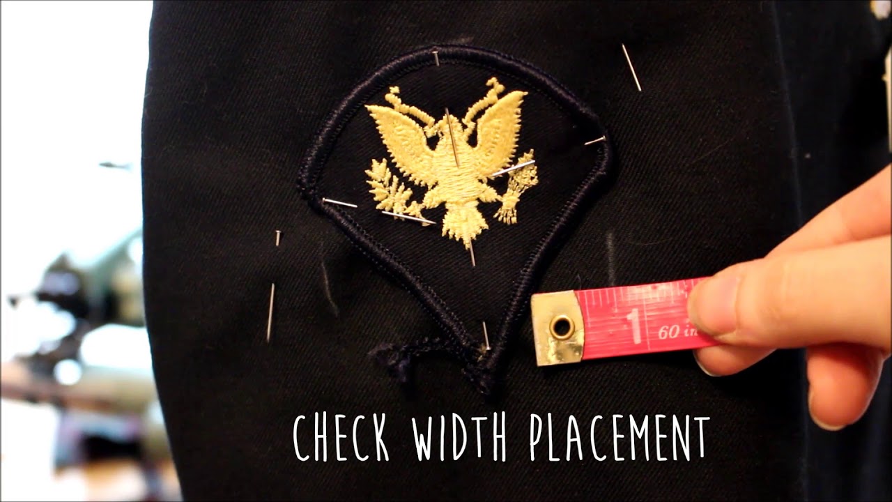 How to Sew on a Uniform Patch