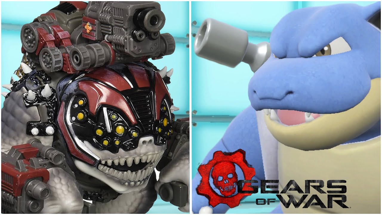 КОМАНДА ПО ТЕМЕ GEARS OF WAR POKEMON! Битва покемонов Скарлет и Вайолет по Wi-Fi