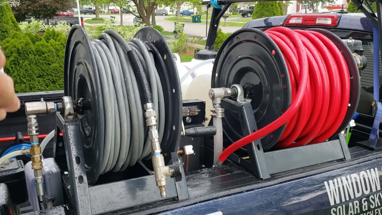A quick tour of my truckbed softwash  setup